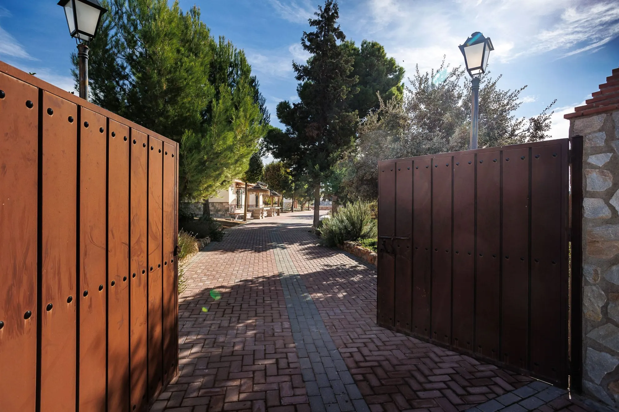 Entrada a la finca