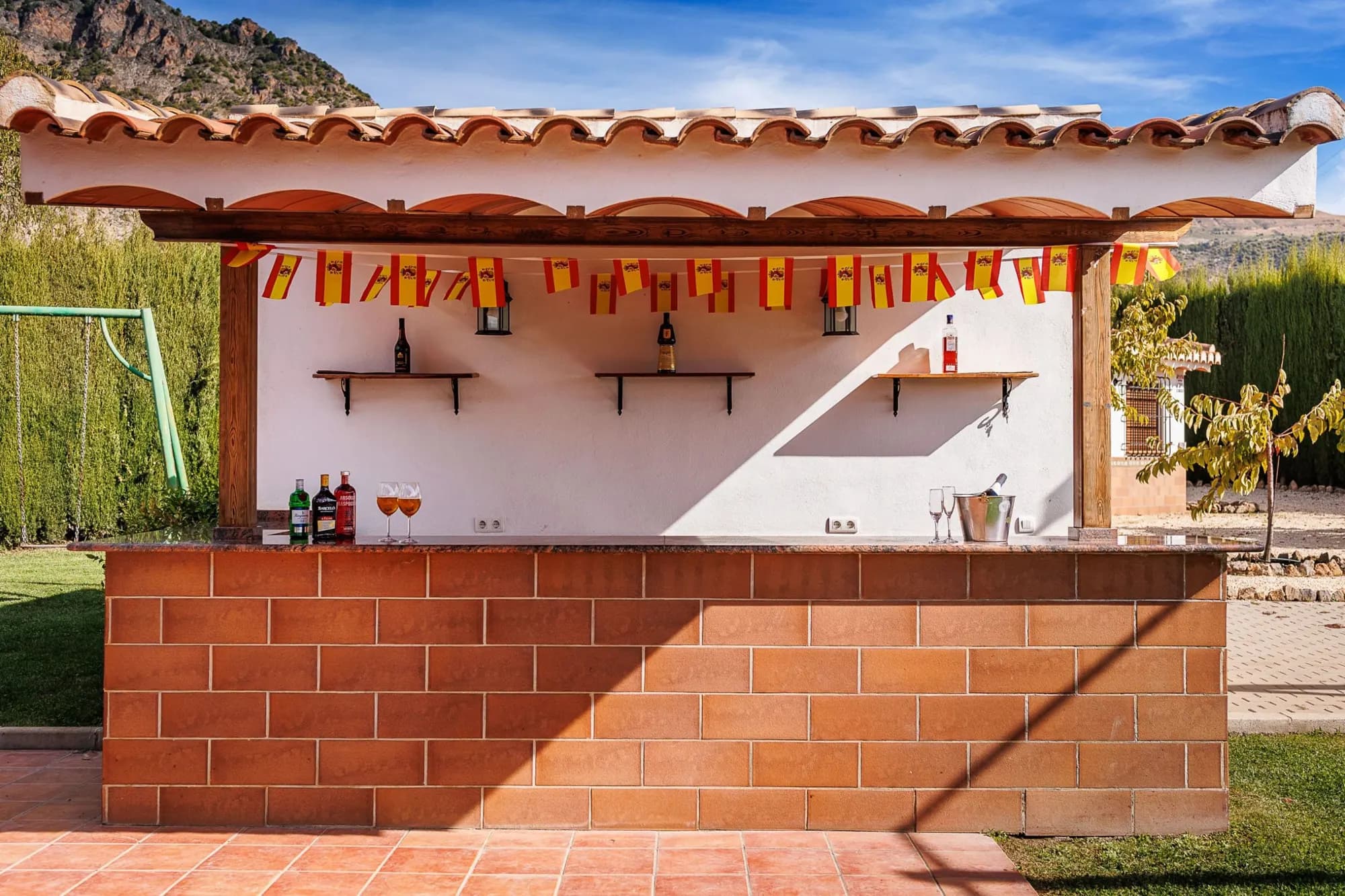 Zona de barbacoa techada